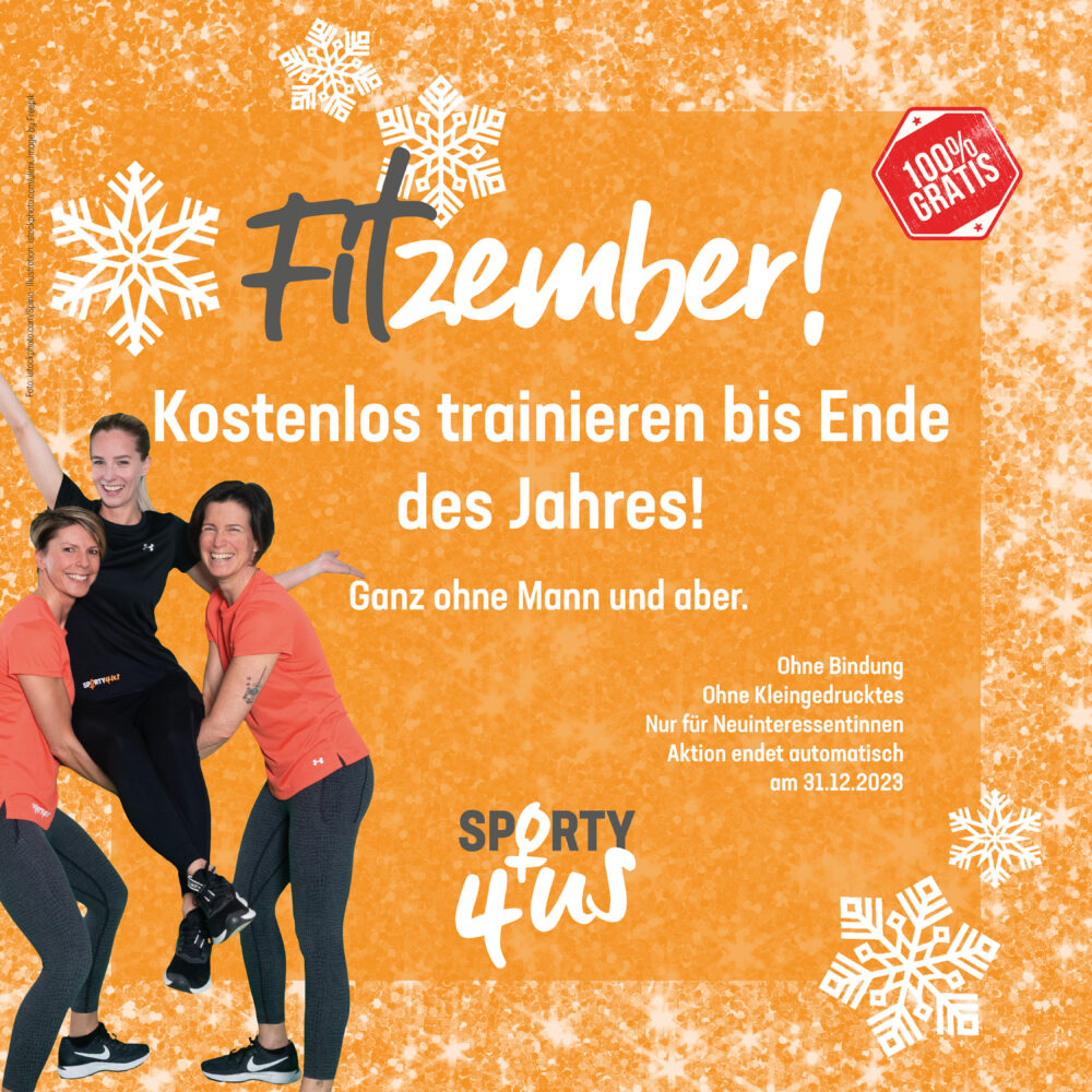 Fitzember - der Gratis-Monat Dezember