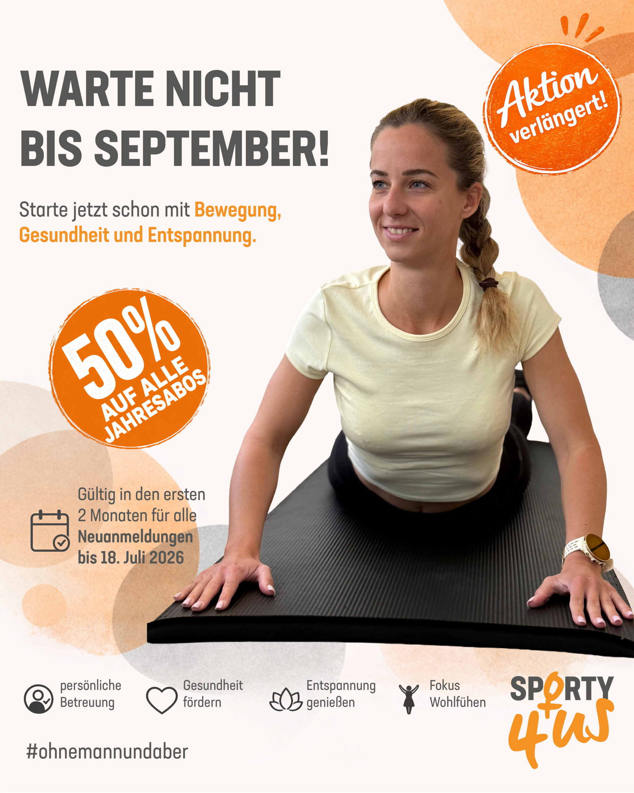 Sporty4us Sommeraktion 2026
